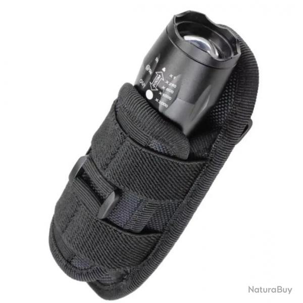 Etui rotatif en cordura pour port lampe de poche  la ceinture