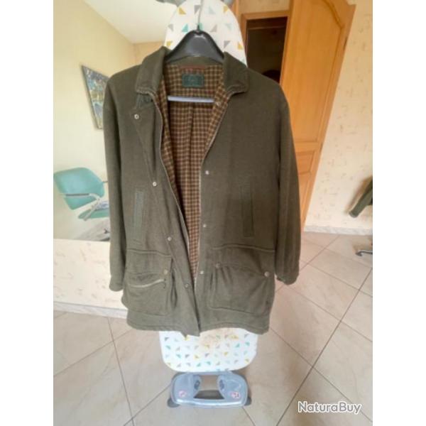 Veste de chasse EICH  laine et alpaga taille 40