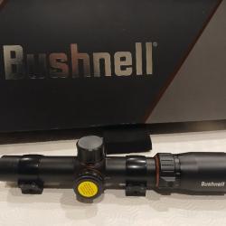 Lunette de battue Bushnell nitro 1-6×24 avec colliers + bonnette butler creek