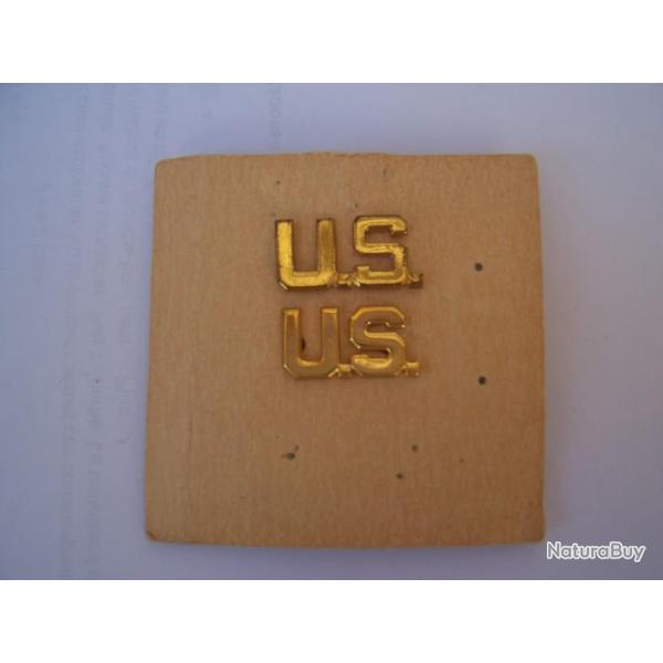 Insigne  de col :  US  USA    2WW  2gm