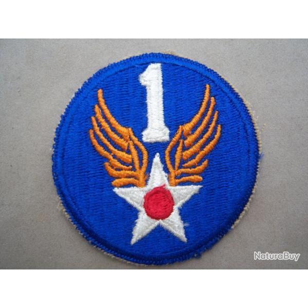 Insigne  1re Air Force  USSAF 2 GM 100% originale  Patch USA