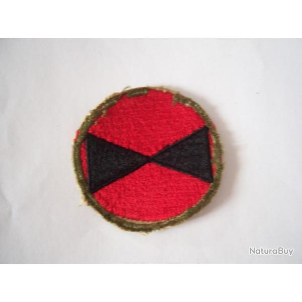 03 Insigne  US  7th Infantry Division 2 GM 100% originale   Patch USA x