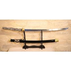 REPRODUCTION d'un sabre Chinois katana au dragon lame aiguisée - ref EBR24JAP006