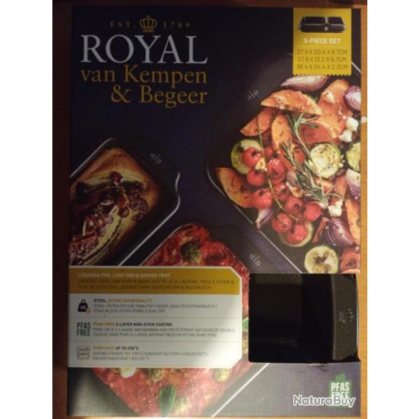 Lot de 3 plats Royal van Kempen & Begeer