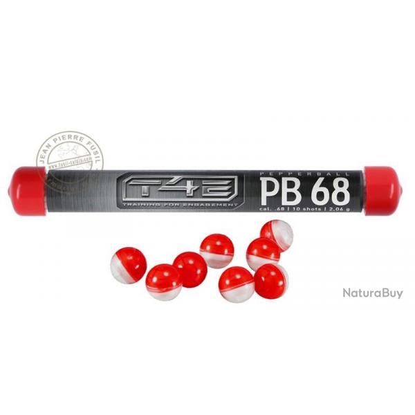UMAREX T4E - Tube de 10 billes de dfense au poivre .68