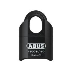 Cadenas à combinaison interchangeable 4 molettes Abus 190CS-60 noir anse blindée 60mm