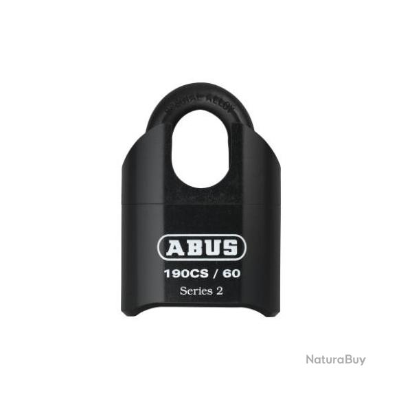 Cadenas  combinaison interchangeable 4 molettes Abus 190CS-60 noir anse blinde 60mm