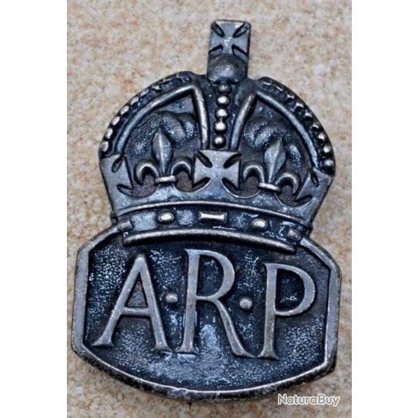 Badge Personnel Feminin ARP GB WW2-Defense Passive