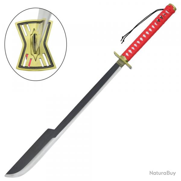 KATANA DECO LAME ACIER MOTIF BLEACH ZS556