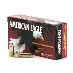 Munitions FEDERAL  AMERICAN EAGLE 147gr cal 9x19 par 50