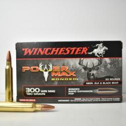 1 Boite de Balles Winchester 300 Win Mag - Power Max - 150Gr