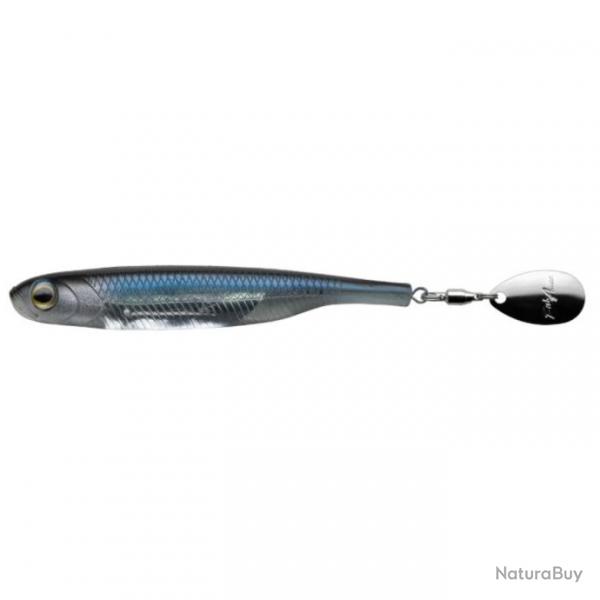 Leurre Souple Fish Arrow Flash J Spin Elastomer 7,5cm 3,2g 7,5cm par 3 #04 - Blue Shad Silver