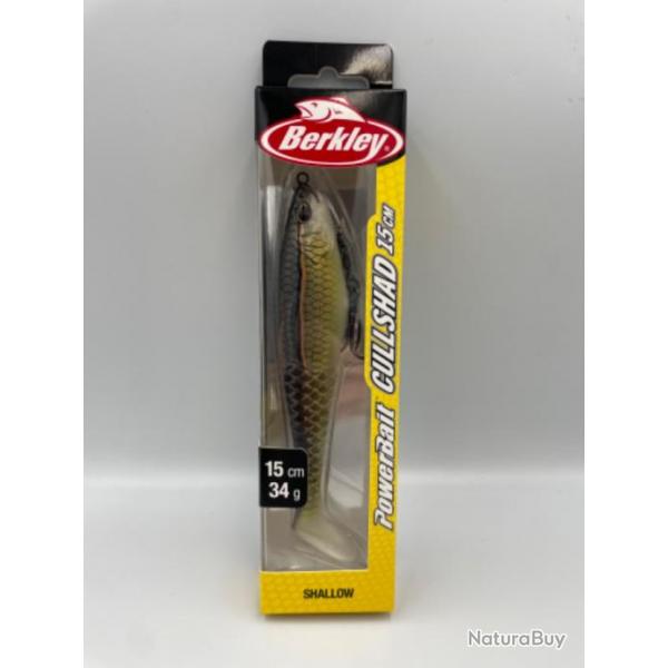 Leurre souple arm Berkley powerbait cullshad 15cm gold Shad