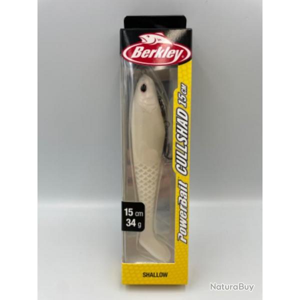 Leurre souple arm Berkley powerbait cullshad 15cm albino