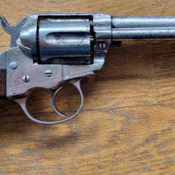 Revolver Colt modèle 1877 Thunderer DA de 1884 finition Nickel en .41 LC