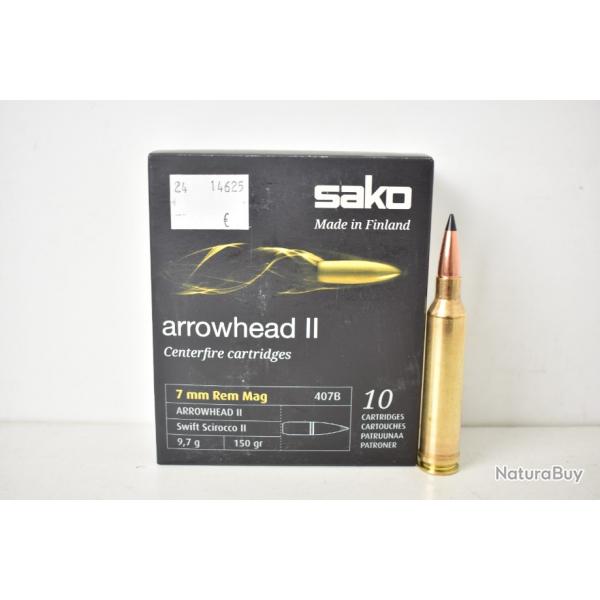 1 boite de Balles Sako Arrowhead II cal: 7RM 150gr