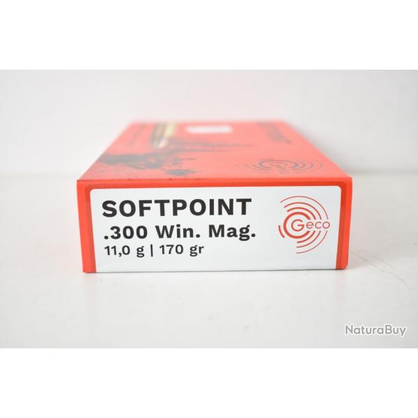 1 Boite de Balles Geco Soft point cal 300mag