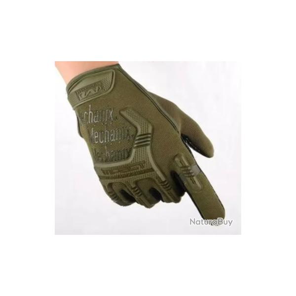 Gants tactiques kaki XL type 2