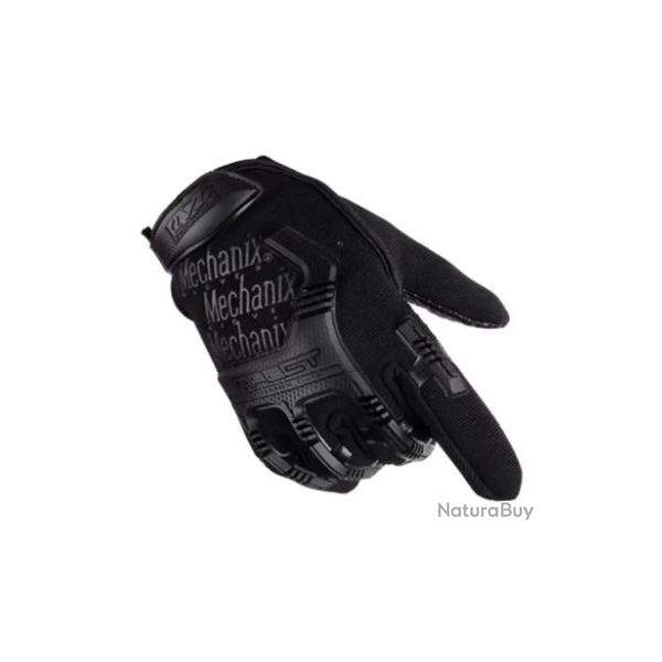 Gants tactiques noir XL type 2