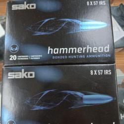 lot 2 boites sako hammerhead 8x57JRS 200gr