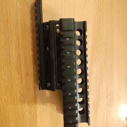 Garde main quad rail picatiny pour AK en alu