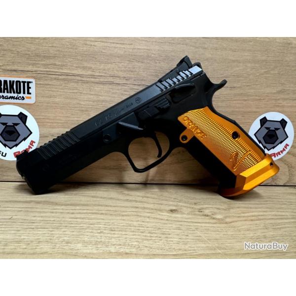 PISTOLET CZ TS2 ORANGE BULL BARREL 9x19 OCCASION