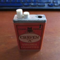 Briquet Craven A à gaz 1980's