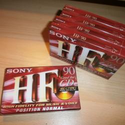 Lot de K7 audio Sony HF 90 min neuves