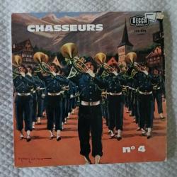 Lot 2 disques vinyle 33 tours musique militaire chasseurs alpins