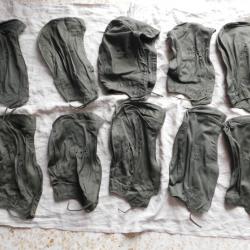 LOT DE 10 CAPUCHES KAKIES POUR VESTE VINTAGE / NEUVES