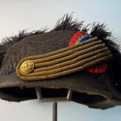 BICORNE D'OFFICIER DE SANTÉ 3 ÈME RÉPUBLIQUE