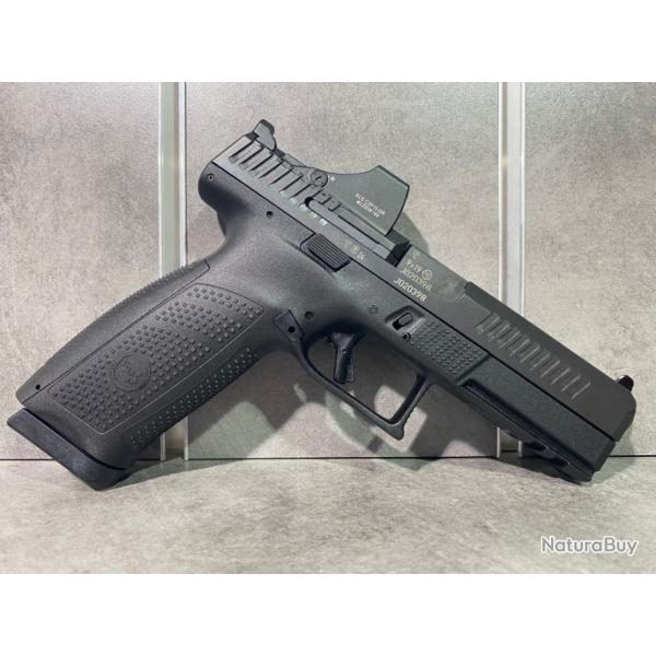 PACK Pistolet CZ P-10 F Calibre 9 mm Para + Point rouge HOLOSUN