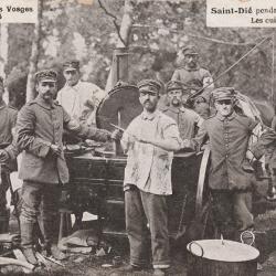 CPA -La Guerre dans les Vosges 1914-1915 - Saint -Die pendant l'occupation Allemande Les  Cuisine ro