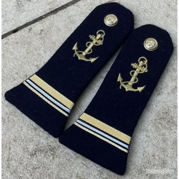 Pattes d'epaule Maitre Principal Marine Nationale