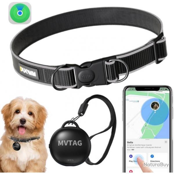 GPS Chien Tracker - Pas de Frais Mensuels - Collier Ajustable tanche IP67 pour Petits, Moyens et Gr