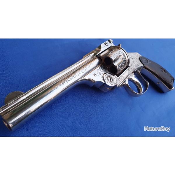 PIECE MAGNIFIQUE SMITH WESSON DOUBLE ACTION PISTOL CALIBRE 44 DE GRANDES COLLECTION