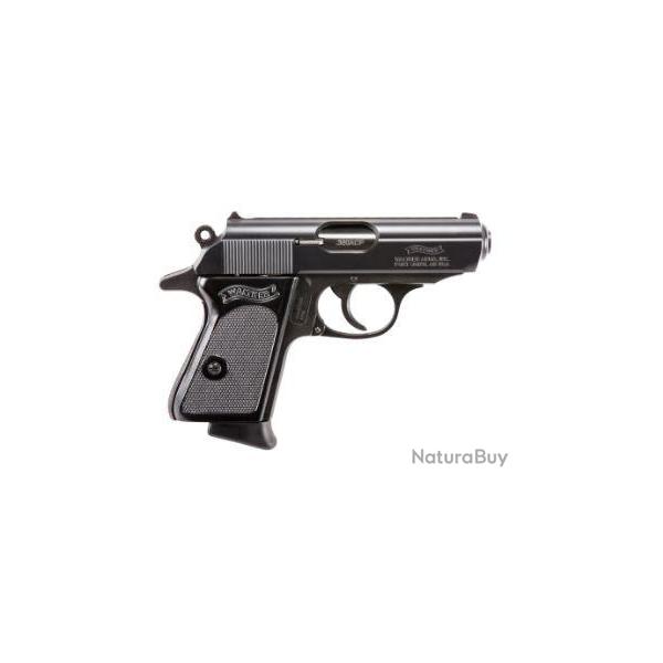 PISTOLET PPK WALTHER CAL 380 ACP, 6 COUPS - BLACK