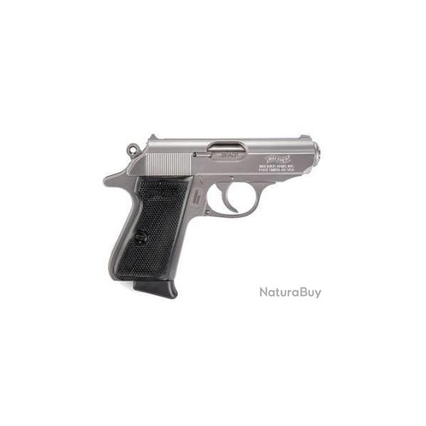 PISTOLET PPK/S WALTHER CAL 380 ACP, 7 COUPS - INOX