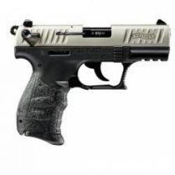 PISTOLET P22Q STANDARD WALTHER 3,42'' CAL 22LR, 10 COUPS - NICKEL