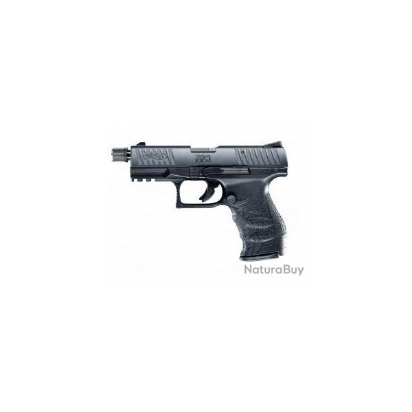 PISTOLET PPQ M2 TACTICAL WALTHER 4,6'' CAL 22LR, 12 COUPS, CANON FILETE