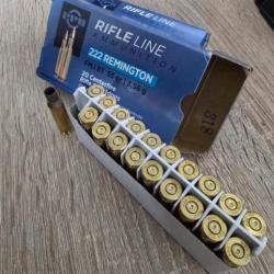 40 Douilles PPU 222 Remington