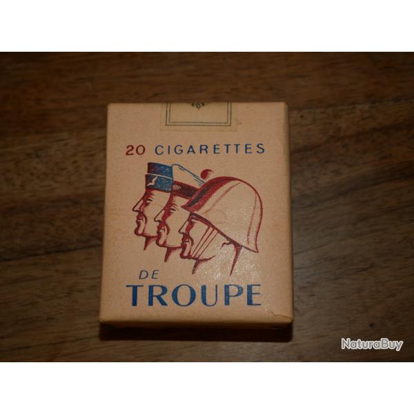 Paquet de cigarettes de troupe priode Algrie et aprs