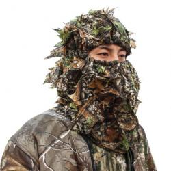 Cagoule de chasse camouflage 3D - LIVRAISON GRATUITE