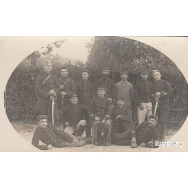 CPA -Carte Photo d'un groupe de soldats-N95