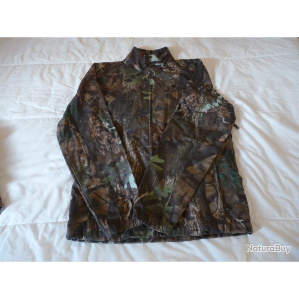 Veste chasse toile