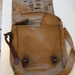 Belle musette sac à pain française de la Première Guerre Mondiale datée 1893. A nettoyer.