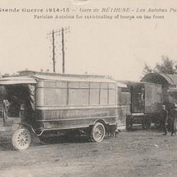 CPA - Gare De Bethune Les Autobus Parisiens En Chargement-N°846