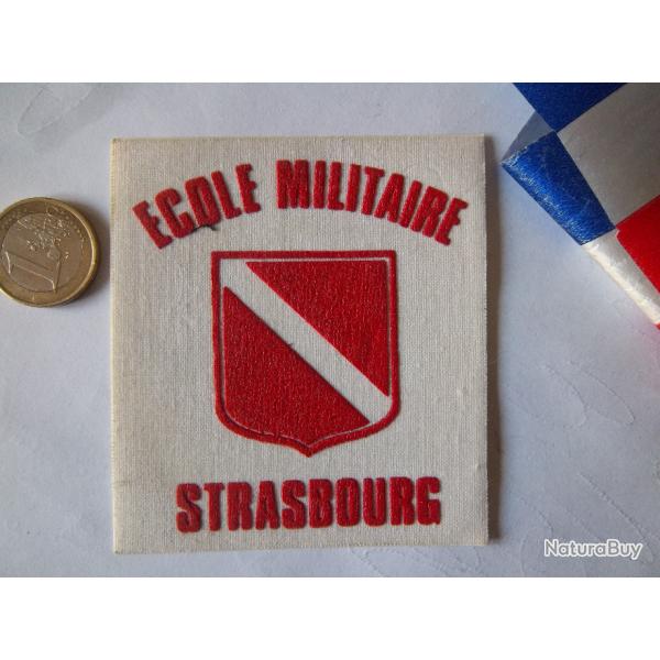 autocollant rectangulaire cole militaire de Strasbourg (8 X 9 lettres feutrine)