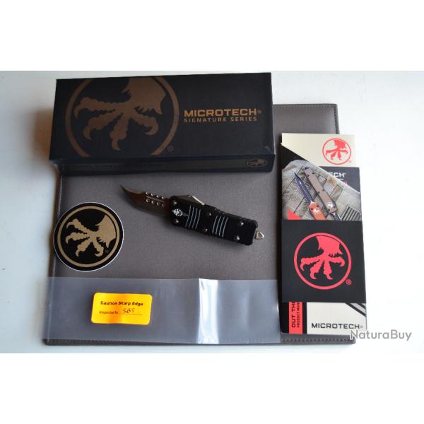 MICROTECH MINI TROODON HELLHOUND AUTO BRONZED SIGNATURE SERIES 819-13 S