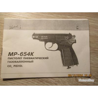 Notice Baikal MP654 K - Pièces détachées de pistolets air comprimé et ...